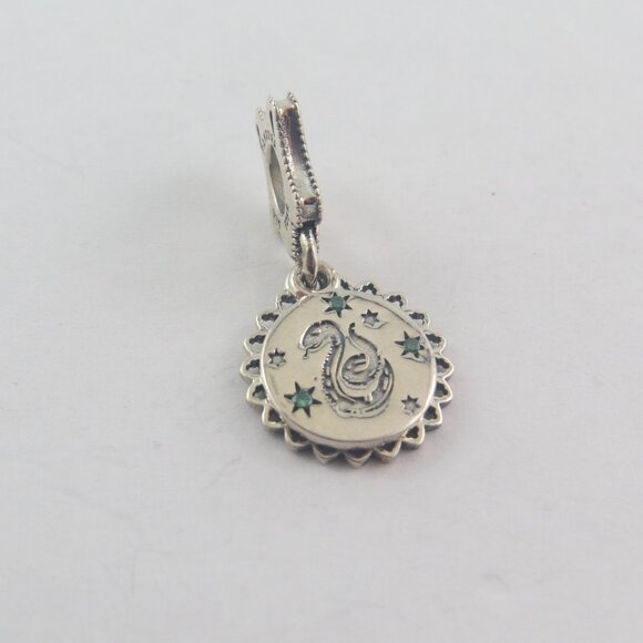 Pandora Snake Charm HP Slytherin Charm Harry Charm Potter Charm S925 Ale - Picture 1 of 7